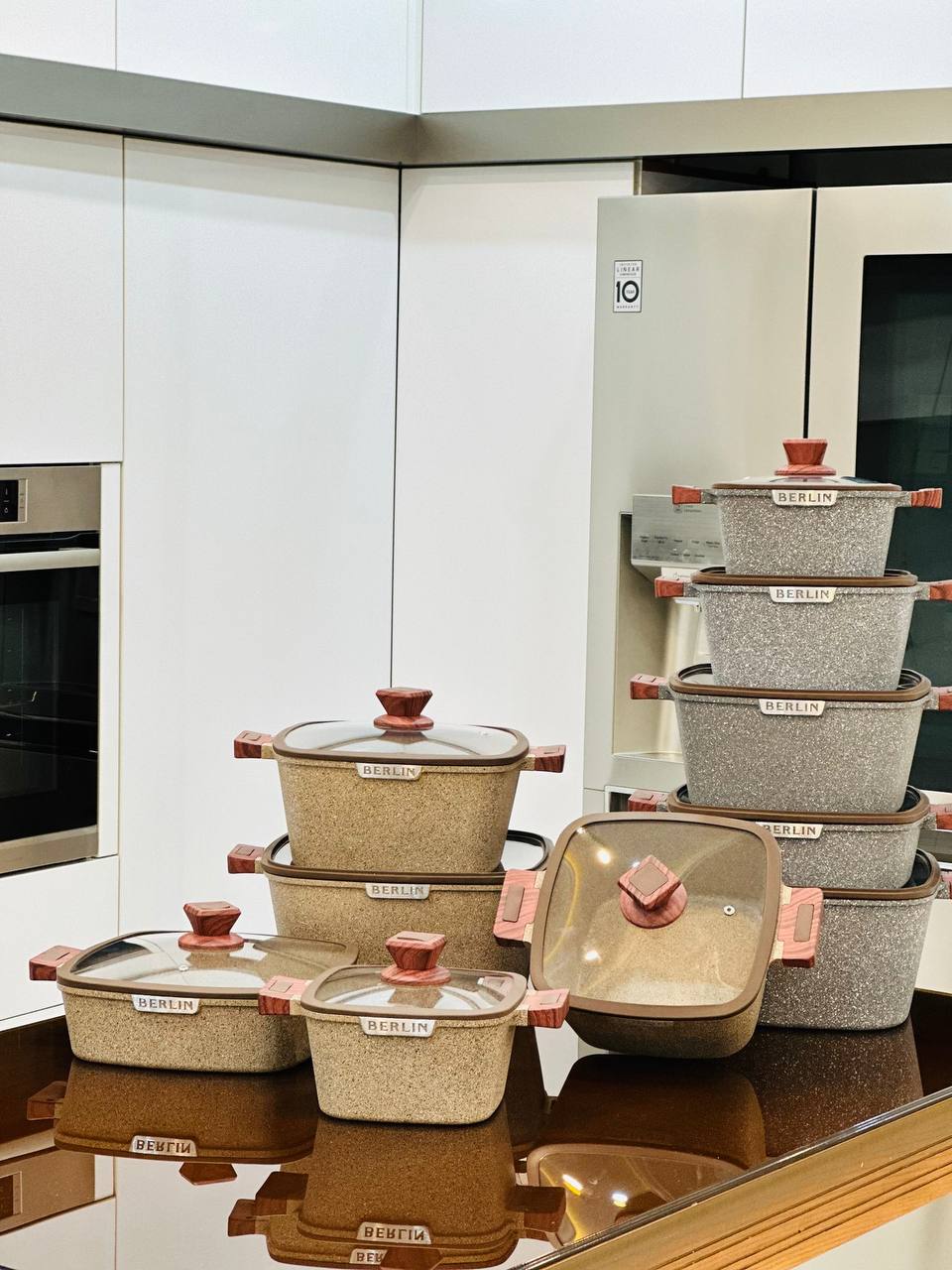 سرویس قابلمه 10 پارچه برلین مدلBE-2200